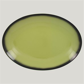 Блюдо овальное RAK Porcelain LEA Light green (зеленый цвет) 32 см 10125