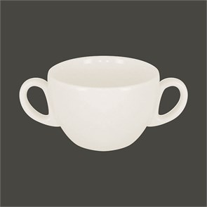 Бульонница с двумя ручками RAK Porcelain Barista 280 мл, h 6,3 см 1410