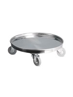 ПОДСТАВКА под котел с колесами нерж.d=42см h=13см [114401] 68590