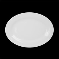 БЛЮДО овальное 14'' 350мм Chan Wave Classic" [ivory LQ-Q035]" 69358
