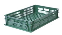 Ящик 740х465х145 мм перфорированный, хлебный, ПЭНД [Х 3.3] 70169