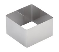 Форма для выпечки/выкладки гарнира или салата «Квадрат» Luxstahl 80х80 мм 70240
