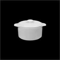 ГОРШОК с крышкой 4'' 100мм 300мл Chan Wave Classic" [ivory LQ-Q2210, LQ-QGT0037]" 70364