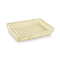Корзинка пластиковая 415х280 мм бежевая [KT3426] 70635