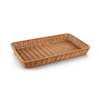 Корзинка пластиковая 530х325х65 мм коричневая [Brown 3546] 70863