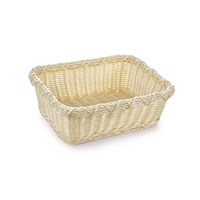 Корзинка пластиковая  380х280х130 мм бежевая [Beige 5133E] 70865
