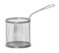 Корзинка для картофеля фри с ручкой 90х90 мм [QL089-03] 71572