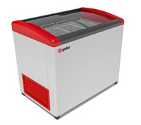Ларь морозильный GELLAR FG 375 E красный 71756