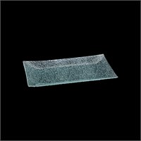ТАРЕЛКА прямоугольная 10,6х5,9" 270х150мм "Corone Aqua" [27*15]" 72169
