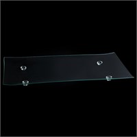 БЛЮДО прямоугольное на ножках 19,7х11,8" 500х300мм "Corone Aqua" [50*30]" 72199