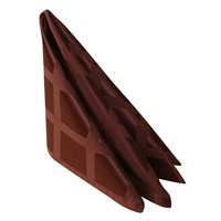 Салфетка 45х45 см «Журавинка» коричневая (квадрат) 73739