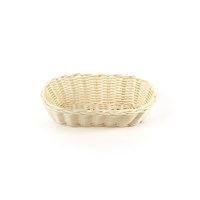 Корзинка пластиковая 220х110 мм бежевая [KT4003] 75164