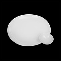 ТАРЕЛКА для завтрака 9'' 225мм Chan Wave Classic" [ivory LQ-QD0528A]" 75374