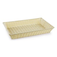 Корзинка пластиковая 525х325х80 мм бежевая [Beige 3065] 75400
