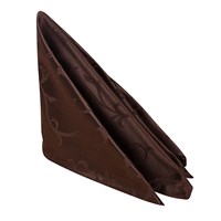Салфетка 45х45 см «Журавинка» коричневая (вензель) 76255