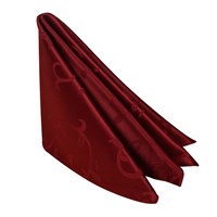 Салфетка 45х45 см «Журавинка» бордо (вензель) 76256