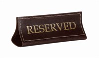 Табличка настольная «Reserved» шора темная 76826
