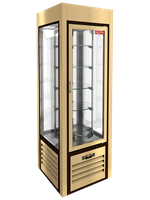 Витрина кондитерская вертикальная HICOLD VRC 350 R Sh Beige 294032 77153