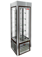 Витрина кондитерская вертикальная с вращением HICOLD VRC 350 R Sh 284283 77158