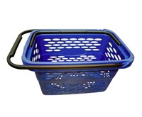 Корзина на колёсах 0335-40 синяя 77238