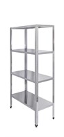 Стеллаж кухонный Luxstahl СР-1800х900х300/4 нерж 78159