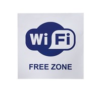 Информационная наклейка Wi-Fi 200х200 мм 78407