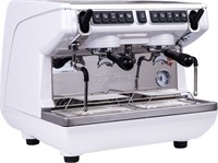 Кофемашина рожковая автомат Nuova Simonelli Appia Life Compact 2Gr V 220V white+economizer+high groups 79116