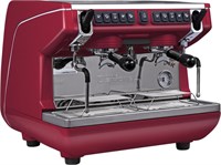 Кофемашина рожковая автомат Nuova Simonelli Appia Life Compact 2Gr V 220V red+economizer+high groups 79118