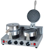 ВАФЕЛЬНИЦА ДЛЯ БЕЛЬГИЙСКИХ ВАФЕЛЬ AIRHOT WE-1D ДВОЙНАЯ 81309