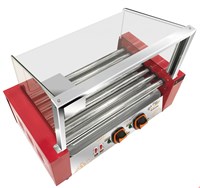Гриль роликовый AIRHOT аппарат для хот-догов с защитным экраном RG-7S 81354