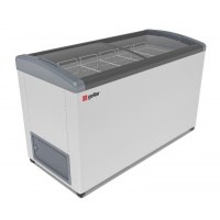 ЛАРЬ морозильный FG 500 E GELLAR красный (гнутое стекло, ширина 600 мм) 83550