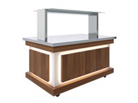 Салат-бар нейтральный Luxstahl СБН-1500 Premium 84146