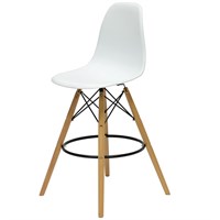 Барный стул Barneo N-11 LongMold Eames style белый (94892) 84876