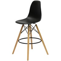 Барный стул Barneo N-11 LongMold Eames style черный (94891) 84877