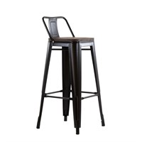 Барный стул Barneo N-238 Tolix style Wood (N238Ral) 84881