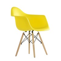 Кресло Barneo N-14 WoodMold Eames style желтый (95723) 84902