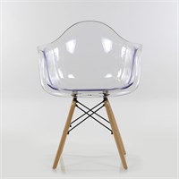 Кресло Barneo N-14 WoodMold Eames style прозрачный (95221) 84903