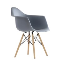 Кресло Barneo N-14 WoodMold Eames style серый (95724) 84905
