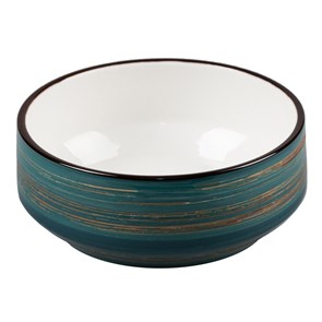 Салатник Texture Dark Green Lines 14 см, P.L. Proff Cuisine 11680