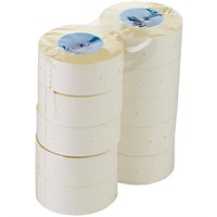 Этикет-лента 21*12/1000 белая прямая (150) [08070206] 85334