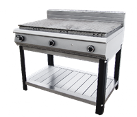ПЛИТА газовая Ф6ЖТЛСПГ GRILL MASTER (на подставке)  со сплошной поверхностью 85497