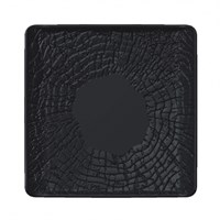 Тарелка квадратная 17,5*17,5 см Black Raw Wood [81229869] 85748