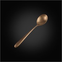 Ложка столовая 21 см матовая медь PVD Alessi-Copper [81280007] 86109
