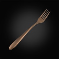 Вилка столовая 21,5 см матовая медь PVD Alessi-Copper [81280006] 86110