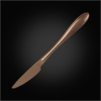 Нож столовый 23,5 см матовая медь PVD Alessi-Copper [81280005] 86111