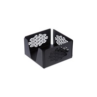 Салфетница ажурная 130х130х70 мм черный Luxstahl 86305