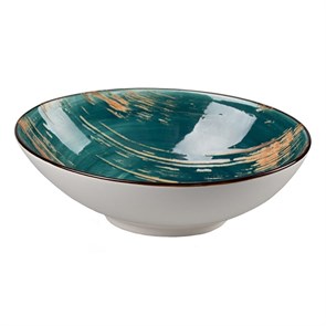 Салатник Texture Dark Green Lines 20*14*6 см, 650 мл,  P.L. Proff Cuisine 11682