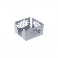 Салфетница ажурная 130х130х70 мм серебро Luxstahl 86544