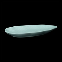 БЛЮДО ЛИСТ 10'' 270мм, бирюзовый Cuong Phat Acquamarina" [04643-12]" 87064
