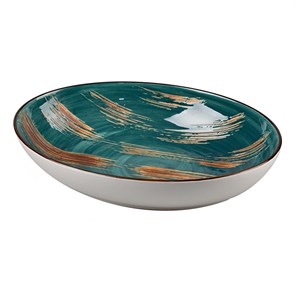 Салатник Texture Dark Green Lines 16*25*6,3 см 700 мл, P.L. Proff Cuisine 11683